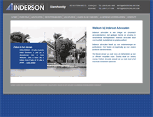 Tablet Screenshot of indersonlaw.com